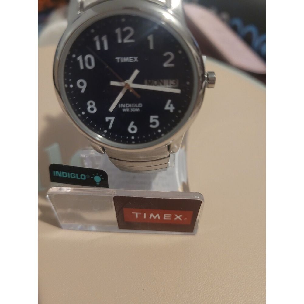 Timex Mens Easy Reader Indiglo Expander Watch‎ | 35mm | Water Resistant | T20031